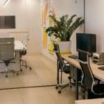 Simple consultation room inside a community health clinic